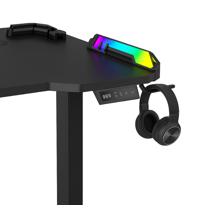 Bureau de jeu électrique réglable en hauteur assis - debout