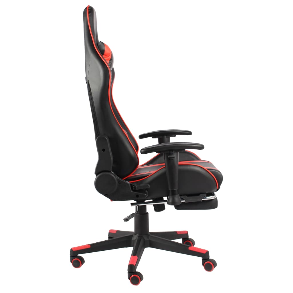 Chaise gamer ergonomique avec repose-pied