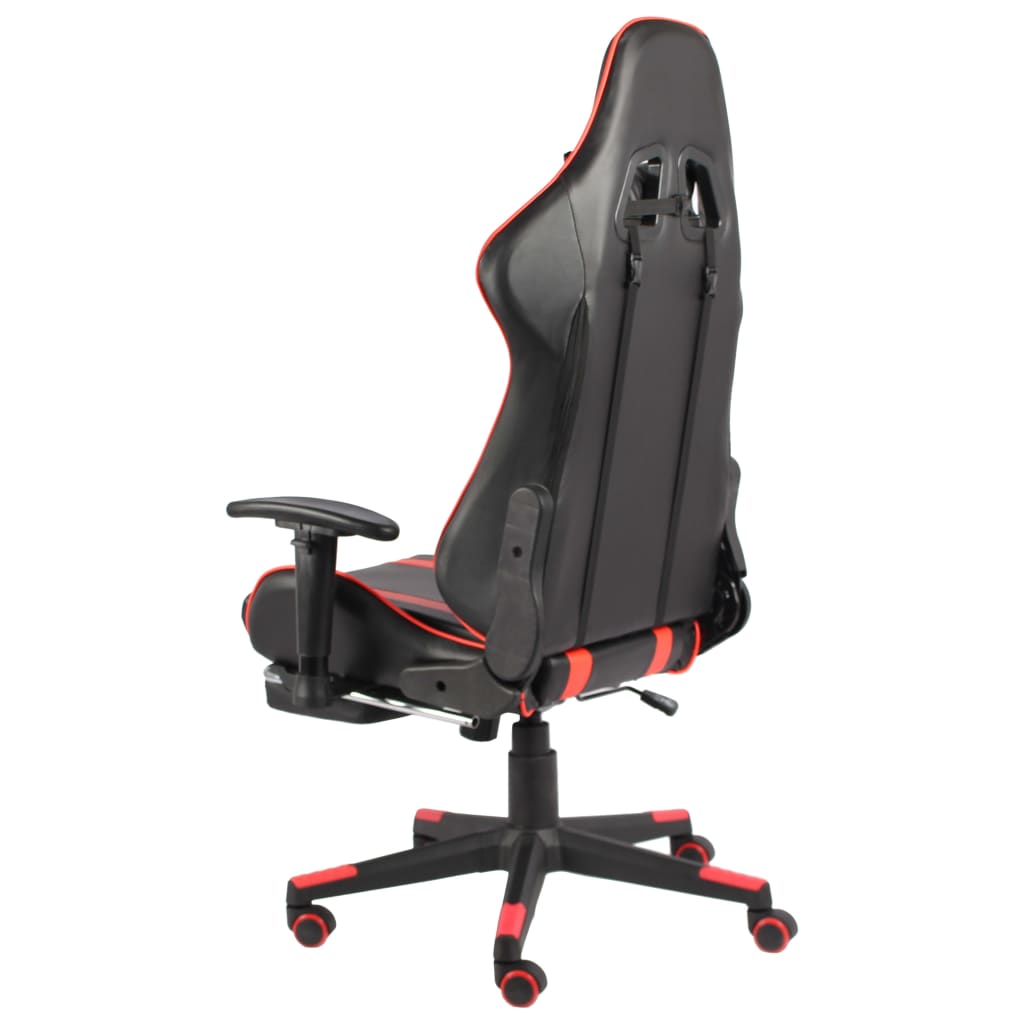Chaise gamer ergonomique avec repose-pied